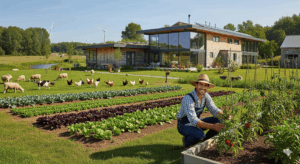 sustainable Managed farmland lifestyle