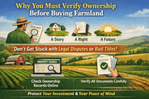 Verify Ownership Before Buying Farmland
