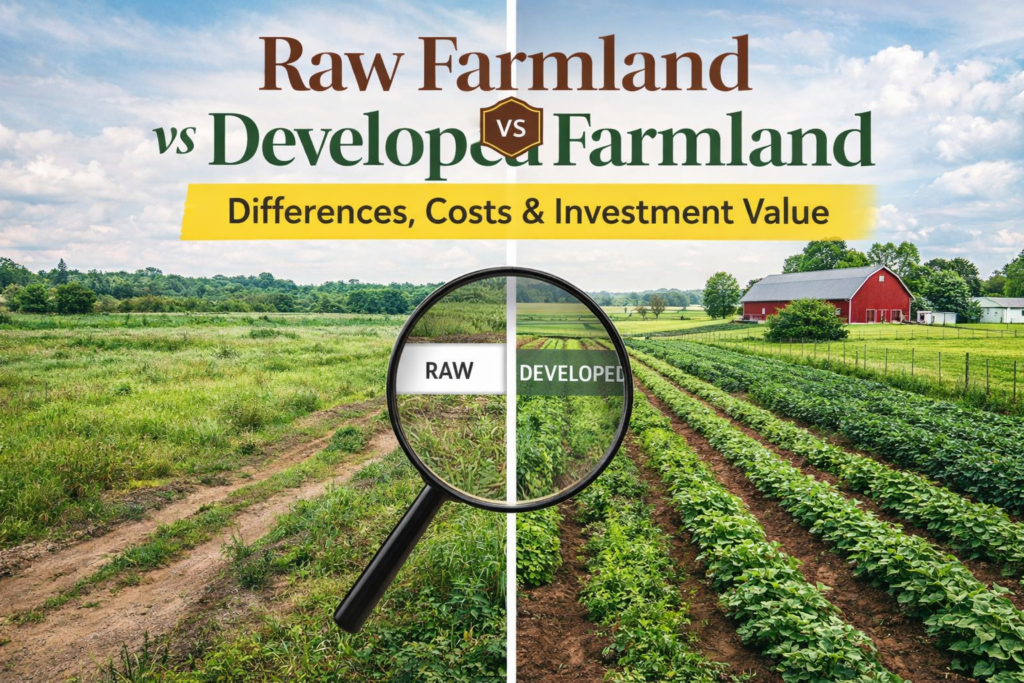 Raw versus Developed Farmland