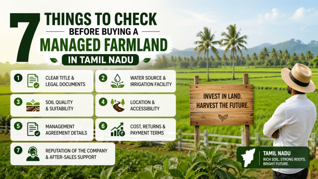 7 Things to Check Before Buying a Managed Farmland