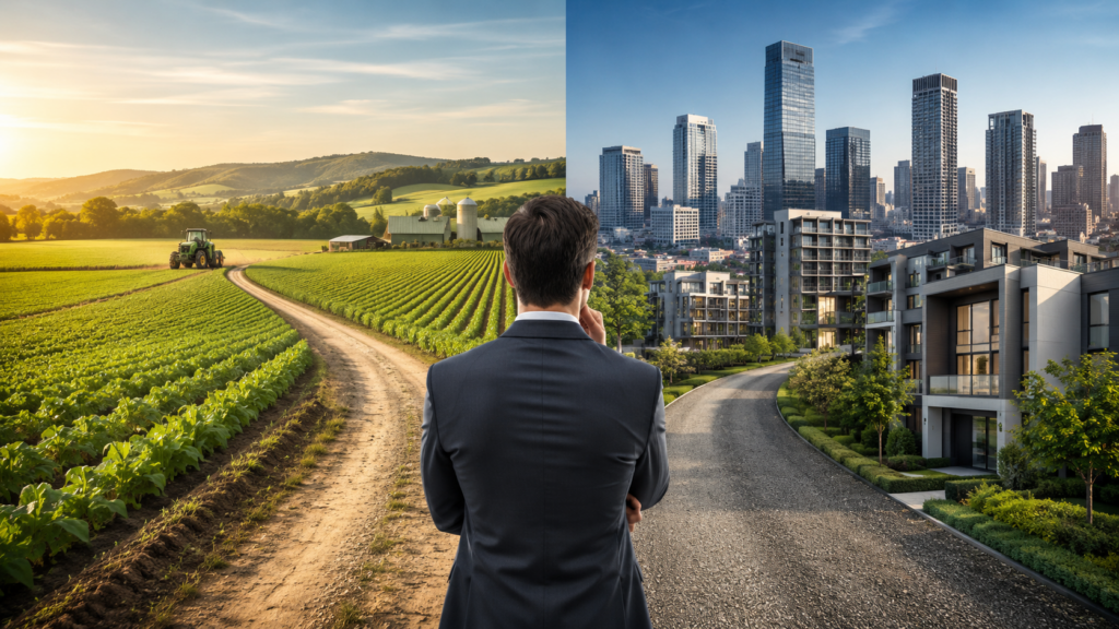 Managed Farmland vs Real Estate